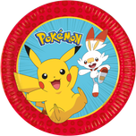 Pokemon - FSC Paper Plates Next Generation 23cm - 98391