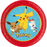 Pokemon - FSC Paper Plates Next Generation 20cm - 98392