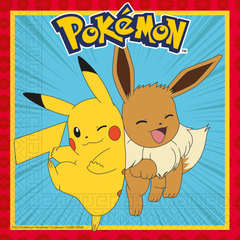 Pokemon - FSC Two-Ply Paper Napkins 33x33cmm - 98393