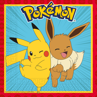 Pokemon - FSC Two-Ply Paper Napkins 33x33cmm - 98393