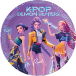 K-Pop Demon Hunters - FSC Paper Plates Next Generation 23cm - 98638