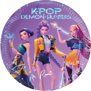 K-Pop Demon Hunters - FSC Paper Plates Next Generation 23cm - 98638