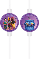 K-Pop Demon Hunters - FSC Medallion Drinking Straws - 98647