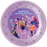K-Pop Demon Hunters - Party Reusable Plates 21cm - 98649