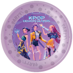 K-Pop Demon Hunters - Party Reusable Plates 21cm - 98649