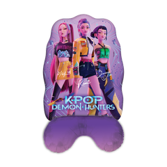 K-Pop Demon Hunters - Foil Balloon Shaped Supersize Standing - 98653
