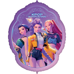 K-Pop Demon Hunters - Foil Balloon Shaped Supersize 100x73cm - 98811