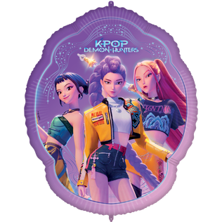 K-Pop Demon Hunters - Foil Balloon Shaped Supersize 100x73cm - 98811