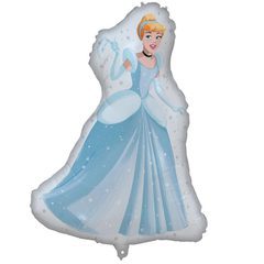 Princess Live Your Story - Shaped Super Size Foil Balloon 97x75cm - 97179