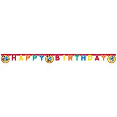 - "Happy Birthday" Die-Cut Banner 2m FSC - 97229