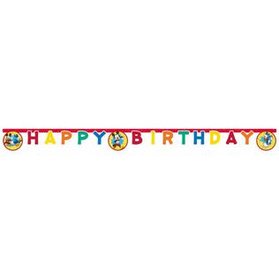 - "Happy Birthday" Die-Cut Banner 2m FSC - 97229