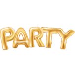 Letter Foil Balloons - Gold "Party" Foil Balloons - 89653