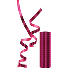Streamers - Curtains - Bubbles - Metallic Fuchsia Streamers - 89181