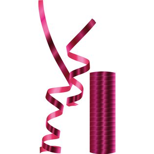 Streamers - Curtains - Bubbles - Metallic Fuchsia Streamers - 89181